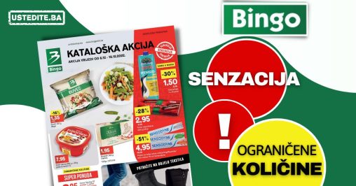 Bingo katalog OGRANIČENE KOLIČINE - akcija sniženja 6-18.12.2022