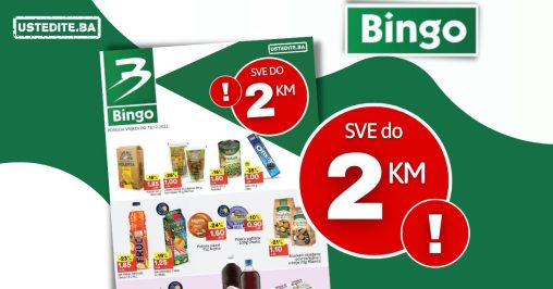 Bingo SVE DO 2 KM - akcija sniženja so 18.12.2022.