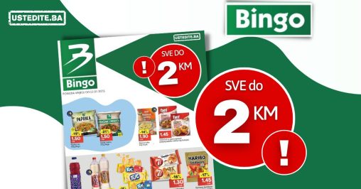 Bingo SVE DO 2 KM - akcija sniženja do 2.1.2023.