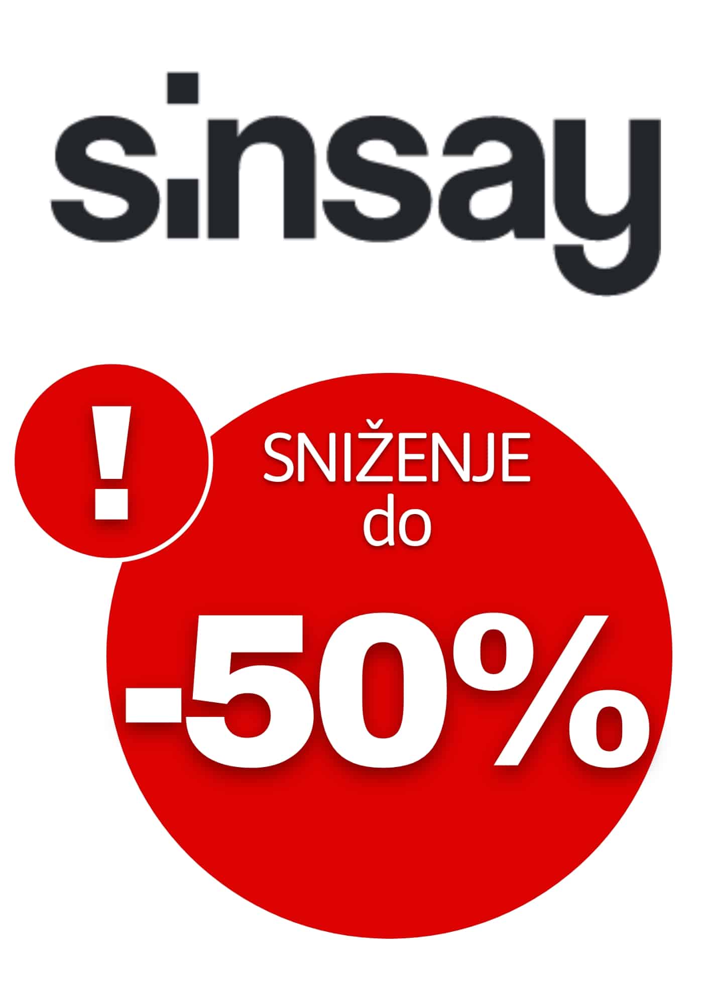 Sinsay SNIŽENJE do 50%!