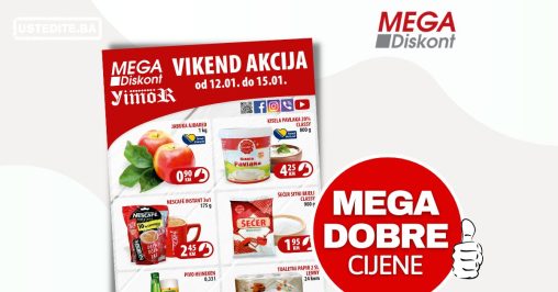 Mega Diskont vikend akcija 12-15.1.2023.