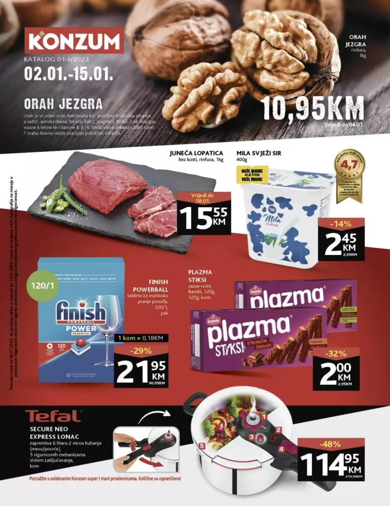 Konzum BiH katalog JANUAR 2023 ustedite.ba