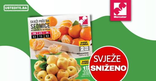 Mercator akcija SVJEŽA ponuda 6-8.2.2023.