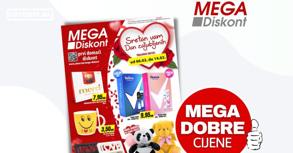 Mega Diskont katalog VALENTINOVO 6-14.2.2023.