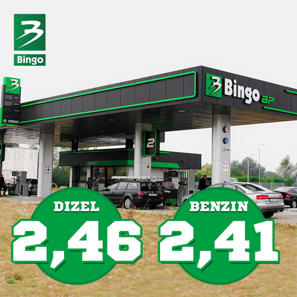 Cijene goriva Bingo Petrol 18.3.2023. 