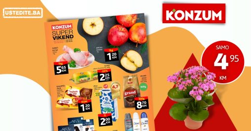 Konzum vikend akcija 2-5.3.2023.