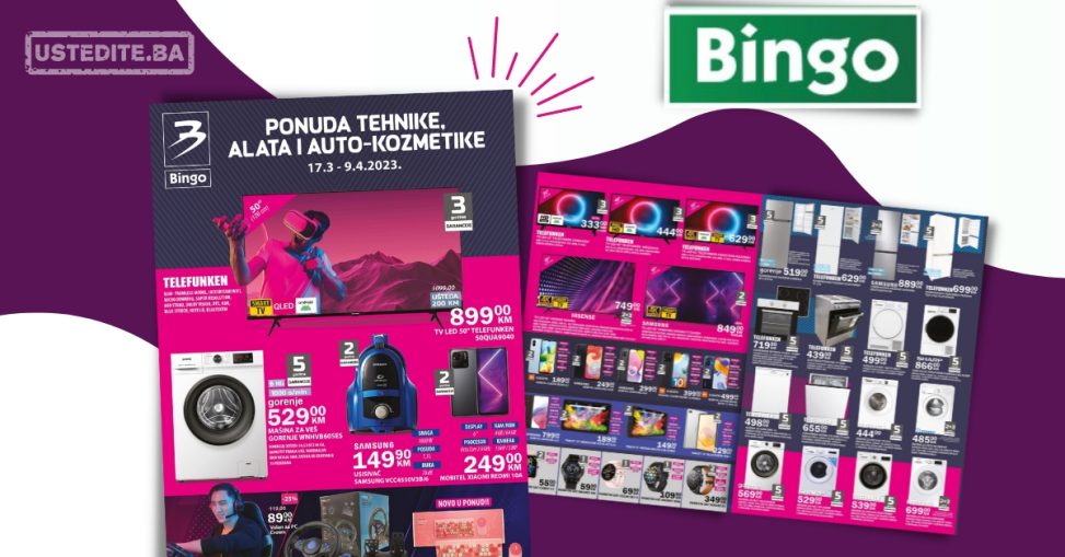 Bingo katalog TEHNIKA, ALATI i AUTO KOZMETIKA 17.3-9.4.2023.