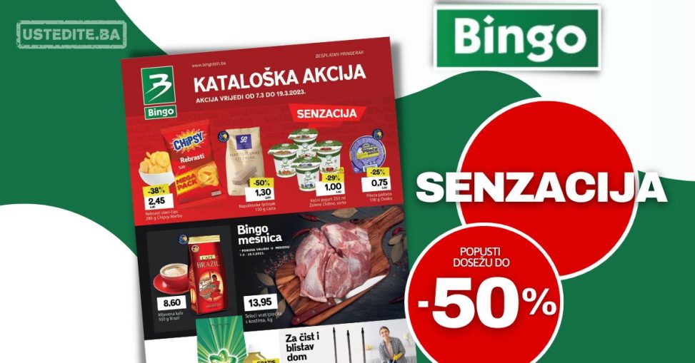 Bingo katalog SENZACIJA 7-19.3.2023.