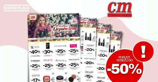 Dan žena u cm cosmetic marketu SNIŽENJE do -50%