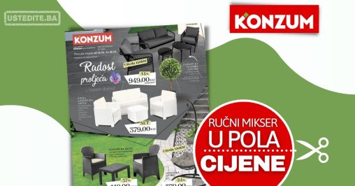 Konzum katalog RADOST PROLJEĆA U VAŠEM DOMU 06.4-30.4.2023.