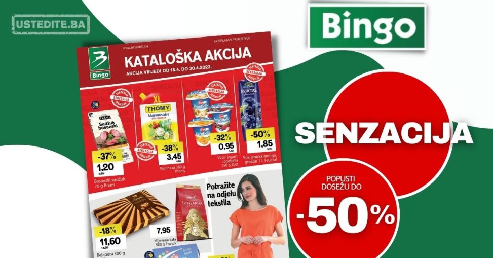 Bingo katalog SENZACIJA 18-30.4.2023.