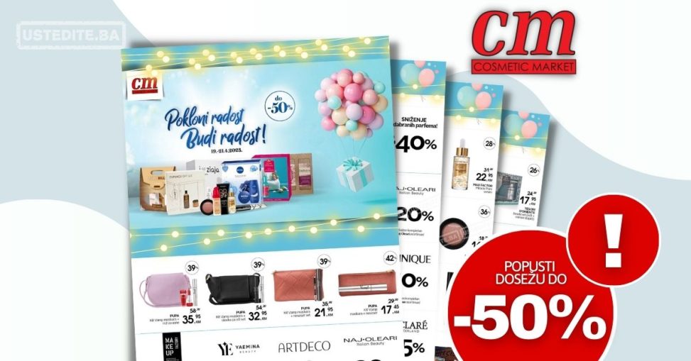 cm cosmetic market ⇢SAVRŠEN POKLON 19-21.4.2023.
