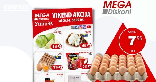 Mega Diskont vikend akcija 6-9.4.2023.