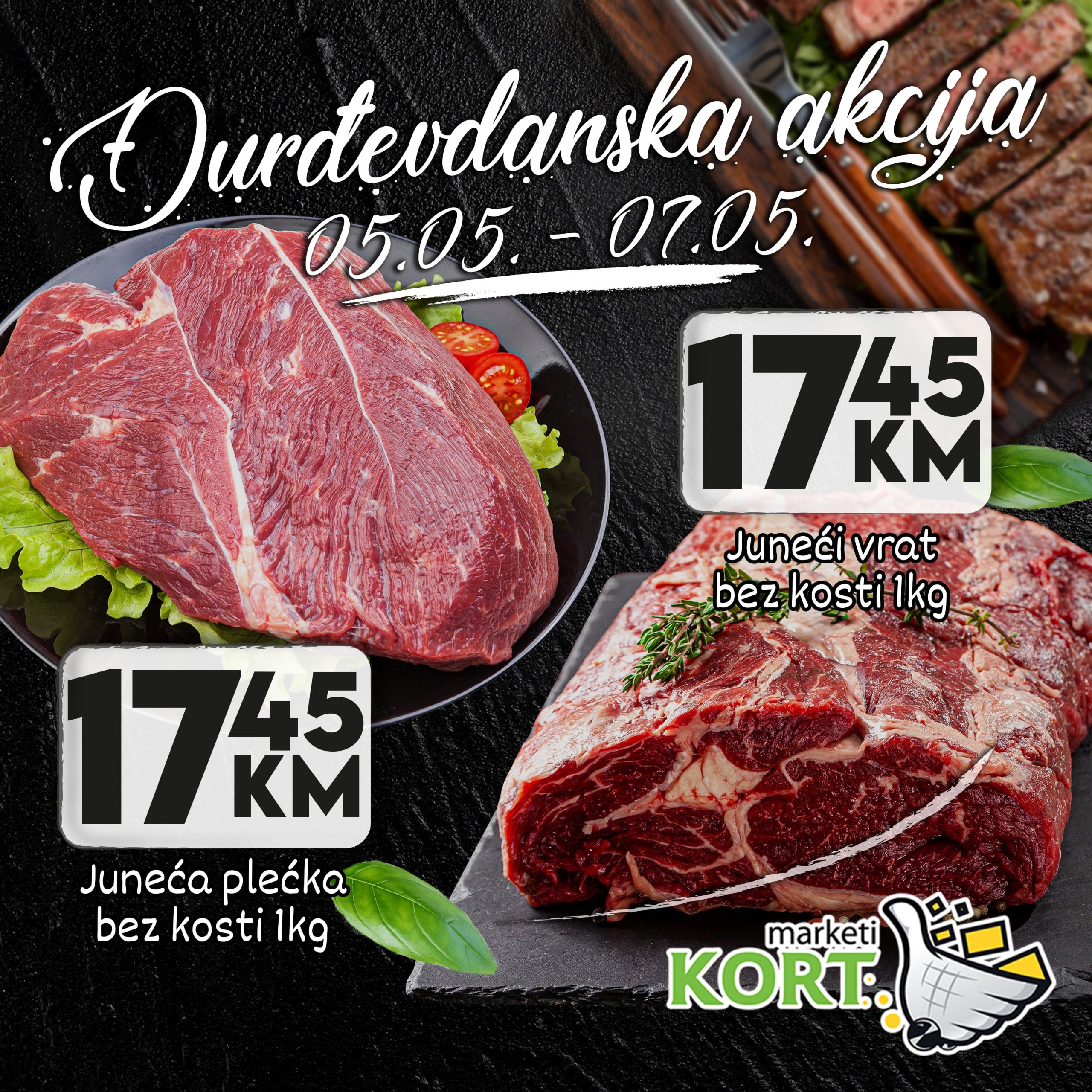 Kort marketi ĐURĐEVDANSKA AKCIJA 05-07.05.2023.  