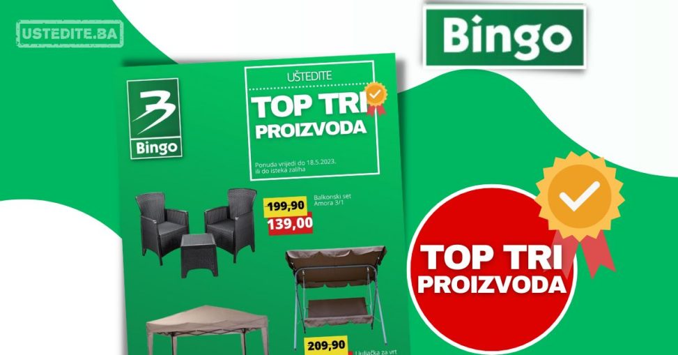 Bingo TOP TRI PROIZVODA akcija do 18.5.2023.