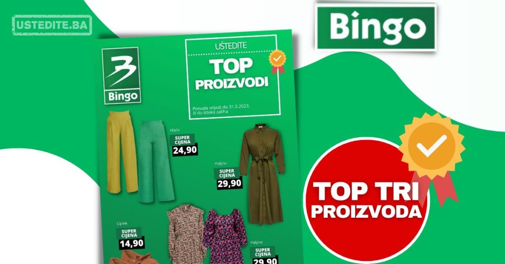 Bingo TOP PROIZVODI - akcijaa do 31.5.2023.
