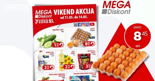 Mega Diskont vikend akcija 11-14.5.2023.