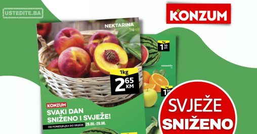 Konzum SVJEŽA PONUDA 26-28.6.2023.