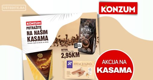 Konzum AKCIJA NA KASAMA 26-28.6.2023.