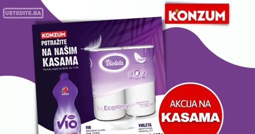 Konzum AKCIJA NA KASAMA 8-11.6.2023.