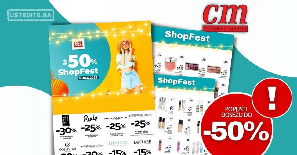 cm ShopFest 8-10.6.2023. ~ SNIŽENJE do 50%