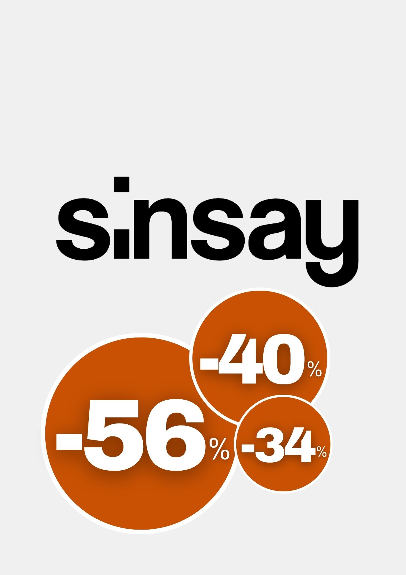 Sinsay BiH ⇢SNIŽENJE do čak 56% 