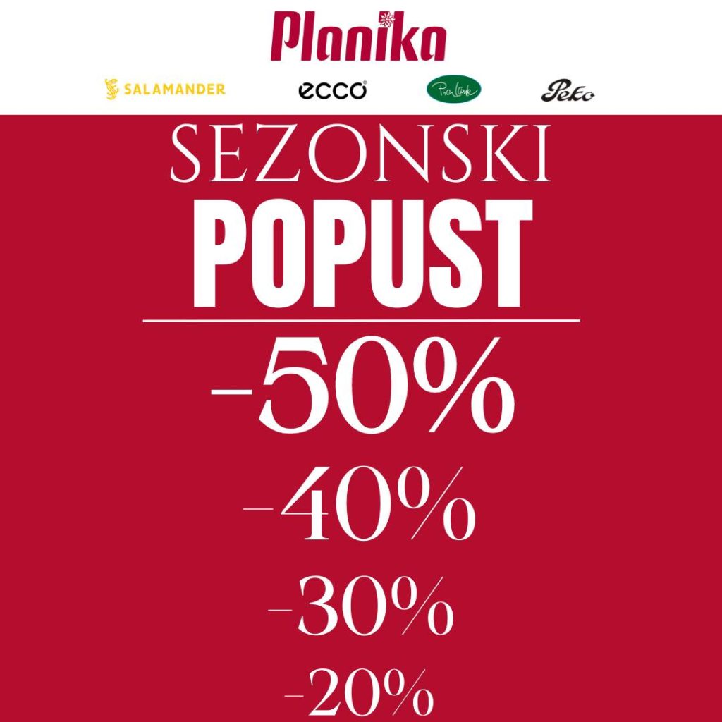 Planika SEZONSKI POPUST do 50%