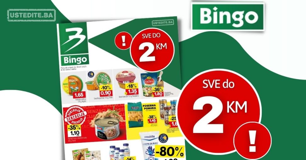 Bingo SVE DO 2 KM - akcija do 30.7.2023.