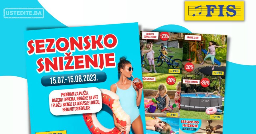 Fis SEZONSKO SNIŽENJE - akcija do 15.8.2023.