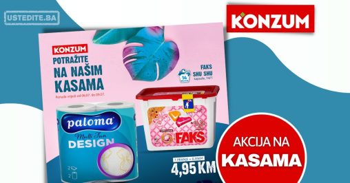 Konzum AKCIJA NA KASAMA 6-9.7.2023.