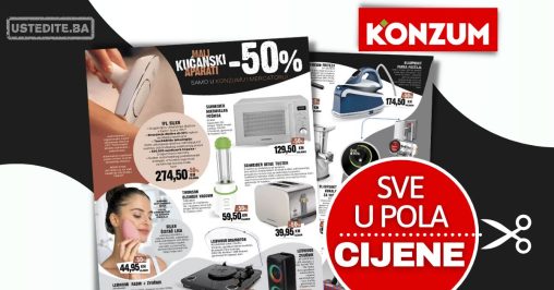 Konzum katalog ⇢SVE POLA CIJENE akcija do 30.07.2023