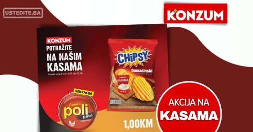 Konzum AKCIJA NA KASAMA