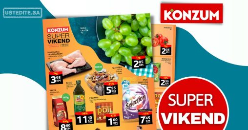 Konzum vikend akcija 20-23.7.2023.