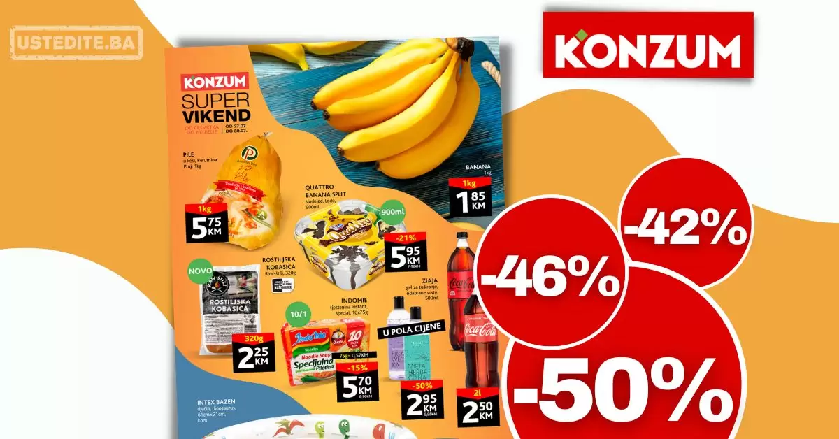 Konzum katalog 2730.7.2023. ustedite.ba