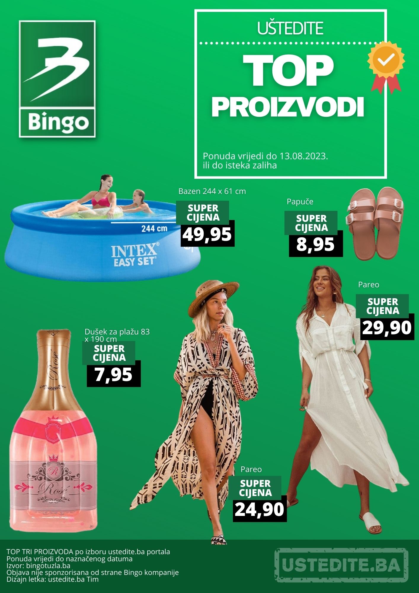 Bingo TOP PROIZVODI akcija do 13.8.2023. 