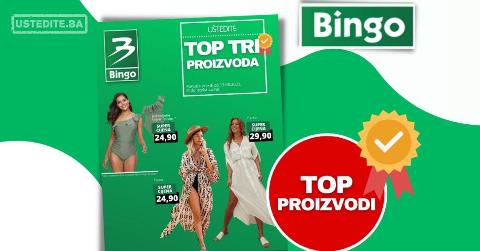 Bingo LJETNO SNIŽENJE - akcija do 13.8.2023.