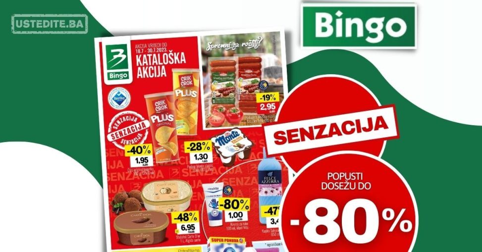 Bingo katalog SENZACIJA 18-30.7.2023.