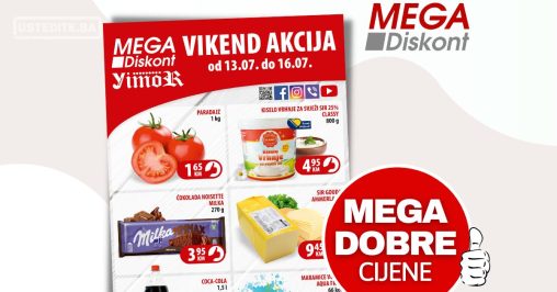 Mega Diskont vikend akcija 13-16.7.2023.