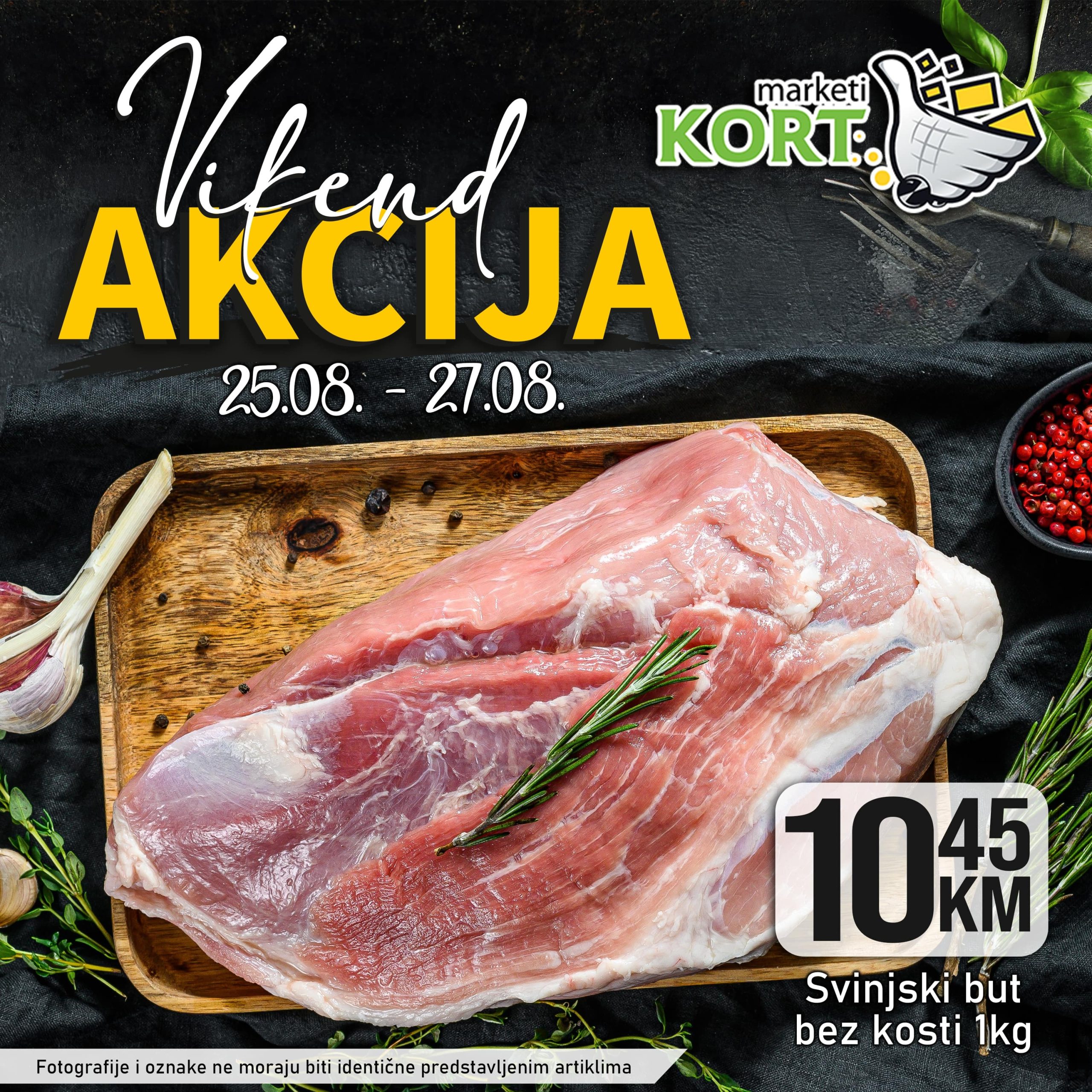 Kort vikend akcija 25-27.8.2023. 