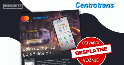 Ostvarite 25% BESPLATNIH vožnji uz CentroCard i Mastercard