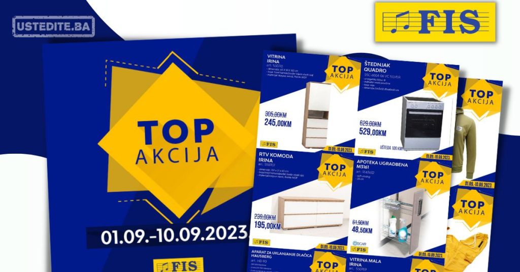 Fis TOP AKCIJA za TOP ARTIKLE 1-10.9.2023.
