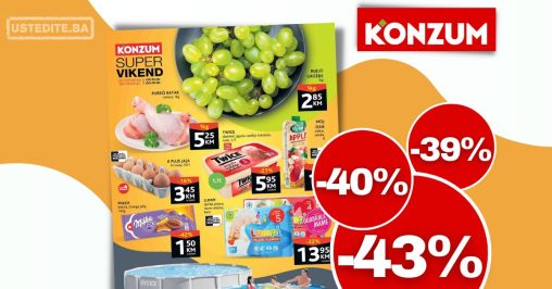 Konzum vikend akcija 3-6.8.2023.