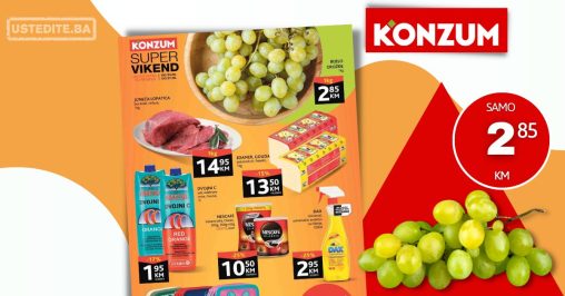 Konzum vikend akcija 24-27.8.2023.