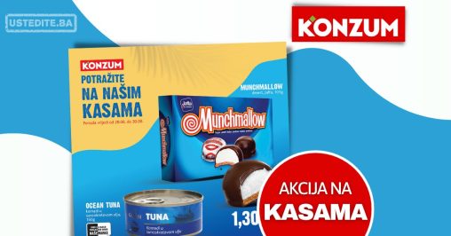 Konzum akcija na kasama 28-30.8.2023.