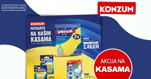 Konzum akcija na kasama!