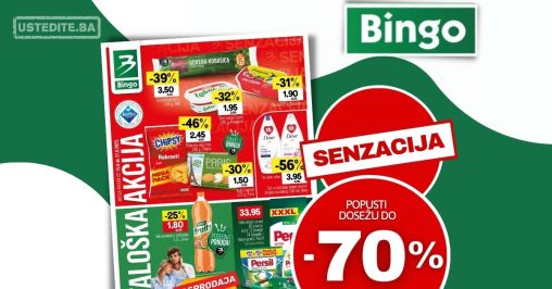 Bingo katalog ⇢SNIŽENJE I DO 70% akcija 15-27.8.2023.