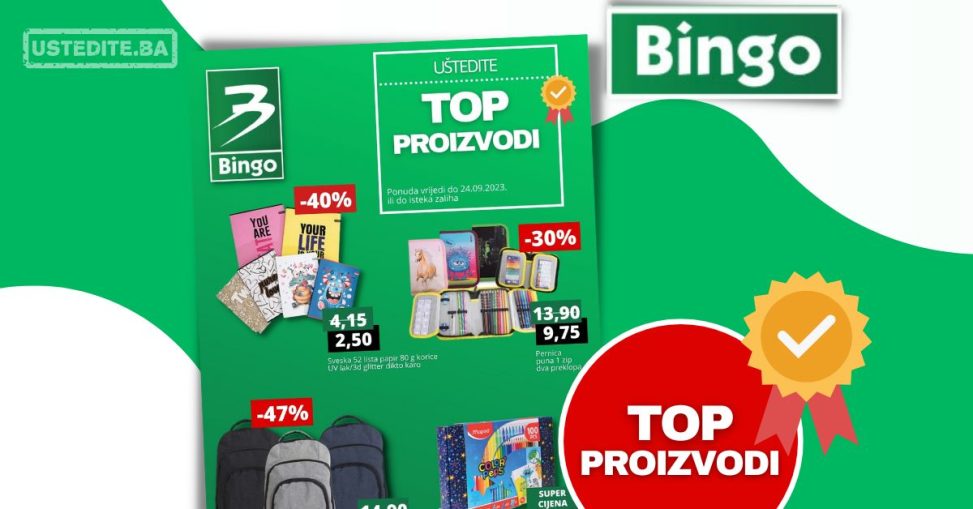 Bingo TOP PROIZVODI - akcija do 24.9.2023.