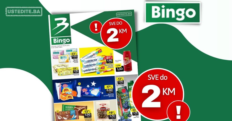 Bingo SVE DO 2 KM - akcija do 3.9.2023.