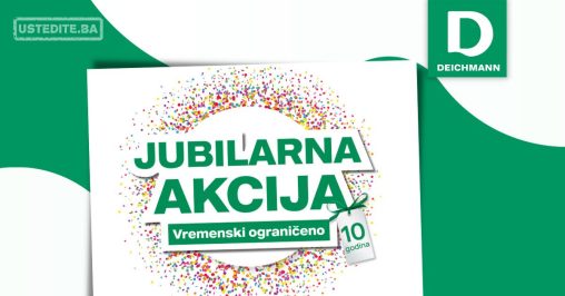 Deichmann SNIŽENJE 30% ⇢ JUBILARNA AKCIJA 27.9.-8.10.2023.