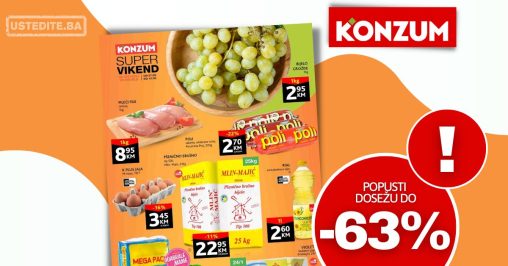 Konzum vikend akcija 7-10.9.2023.